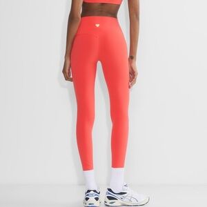 Aritzia TnAction Vibrant Coral Leggings